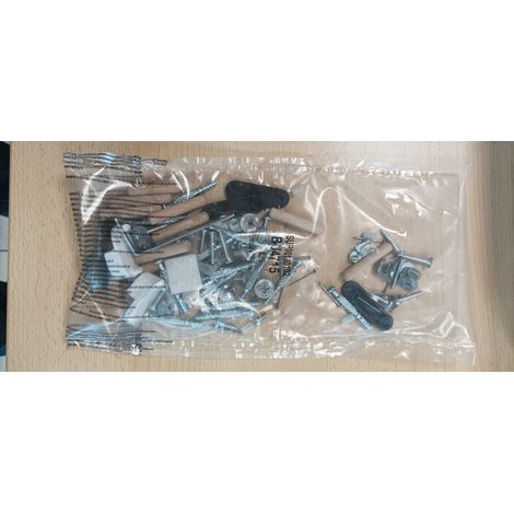 R KIT MONTAGGIO X KIT ARMADIO 2 ANTE + 2 CASSETTI 82X46X184,3 BIANCO- 1,0 confezione