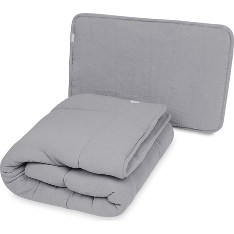 Edredón y almohada de muselina de 135x100+40x60 (1/2)