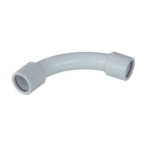 CURVA 90 ° IP65 X TUBO RIGIDO PVC - GRIGIO MM 25- 10 pezzi