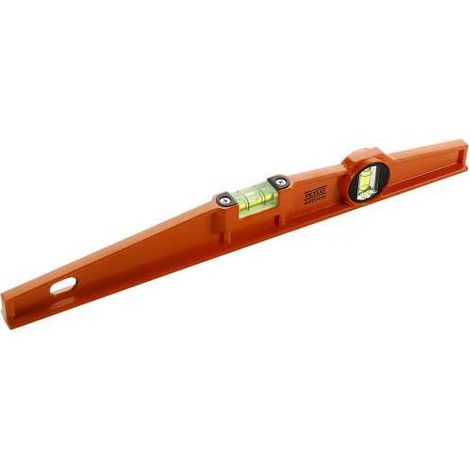 Nivel trapezoidal magnético 600 mm 2 fiolas ALYCO ORANGE (1/5)