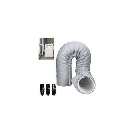 Gaine d'isolation pour climatiseur portable – Lot de 3 gaines réglables (Ø13 & 15 cm) – Triple couche épaisse – Protection contre chaleur et poussière (1/5)