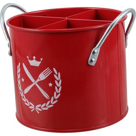 Rangement pour Ustensiles De Cuisine Support pour Cuillères Fourchettes Couverts Support De Rangement Organisateur De Couverts (1/2)