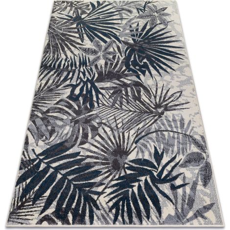 Tappeto HEOS 78561 crema / blu GIUNGLA blue 160x220 cm