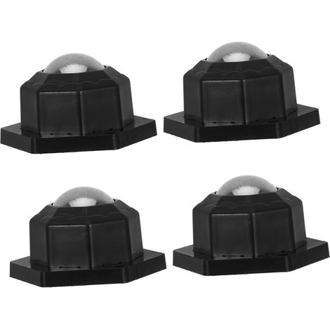 électrique pour armoire avec loquet rotatif noire lot de 5