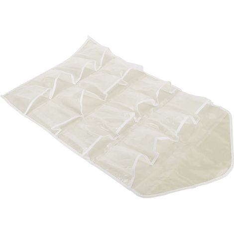 Wandhängende Organizer für Schränke, Türhänger, Aufbewahrungstasche aus Polyester, Hängeregale, Tasche für Schlafzimmer und Wohnzimmer, Beige (1/5)
