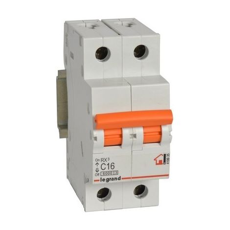 LEGRAND 419935 Boîtier disjoncteur RX3 2P 6kA 16A