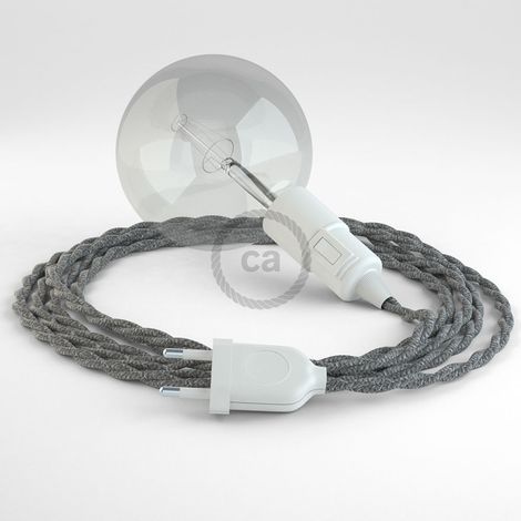 Suspension creative-cables tn02 câble lin naturel 5 m (1/5)