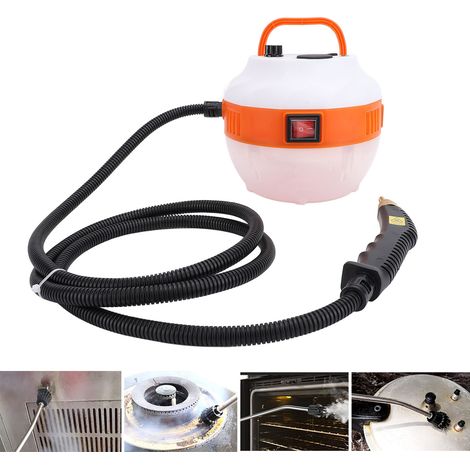 Nettoyeur vapeur haute température/haute pression blanc 50-400 ml/min pour le nettoyage des cuisines, salles de bains, parquets, carrelages et climatiseurs (norme européenne 220 V) (1/5)
