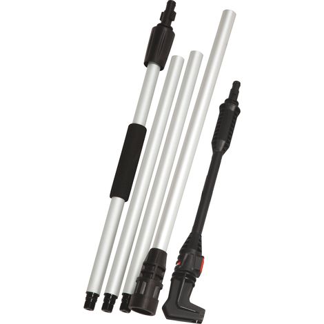 Original Einhell Metallverlängerung (Hochdruckreiniger-Zubehör, inkl. Winkeldüse, Länge 2 m, bis 180 bar, für Einhell Hochdruckreiniger TC-HP 90 & 130, TE-HP 140 & 170) (1/3)
