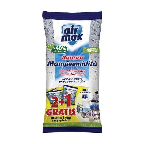AIRMAX SALI RICARICA - INODORE CF=3XGR 450- 12 confezioni