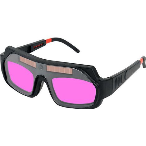 Lunettes De Soudure À Obscurcissement Automatique Énergie Solaire Pour Soudage À L'arc Et Meulage - 1 Pièce (1/5)