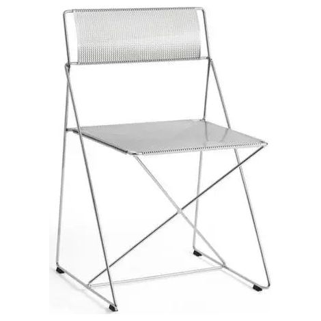 [GEBRAUCHT] B-Ware Hay X Line Esszimmerstuhl Sitzgelegenheit Stuhl Chrom Indoor Verchromt Stahl