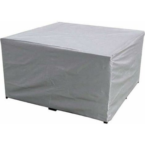 1 Housse de protection, polyester imperméable, anti-UV, pour table et chaises rectangulaires, jardin terrasse (1/5)