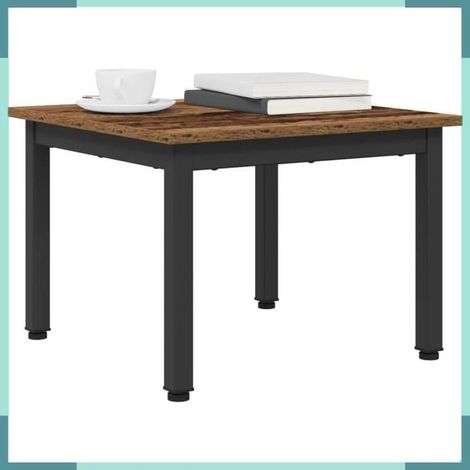 Table basse - 892546 - Bois d'ingénierie - Carré 50 x 50 x 36 cm - Durable, facile à nettoyer (1/5)