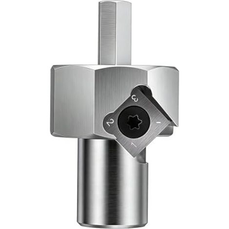 Alésoir à Chanfreiner en Acier Allié 19mm, Tige Hexagonale de 9mm, Alésoir Tranchant pour Trou de Chien, Finition Polie, Perceuses Électriques (1/5)