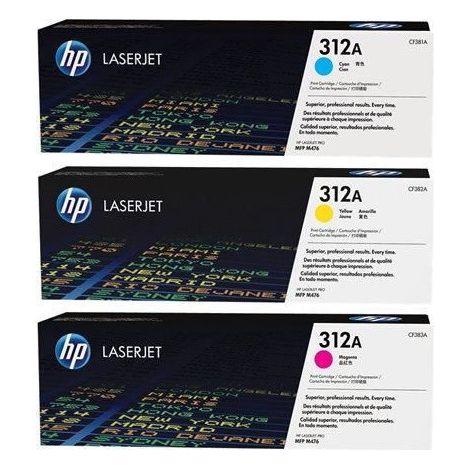 HP Cartouche 312A toner Cyan Tri-Pack (1/5)