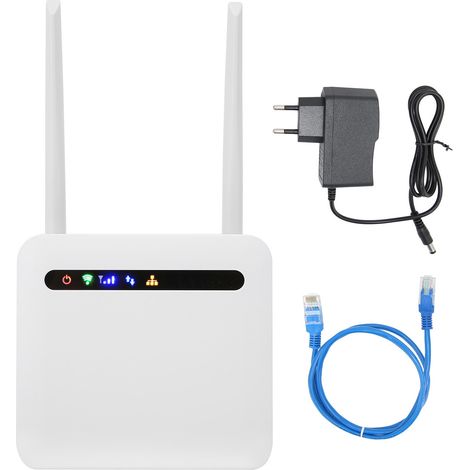 4G LTE FDD/TDD SIM-Karten-Router, Dualband, schnell und robust, 100–240 V Netzteil mit EU-Stecker