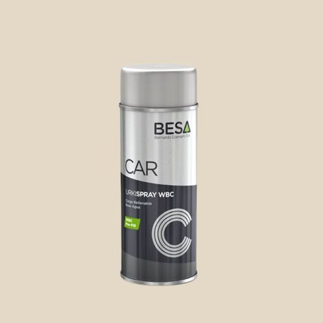 Bombe de peinture bi composant Blanc Perlé RAL 1013 Mat