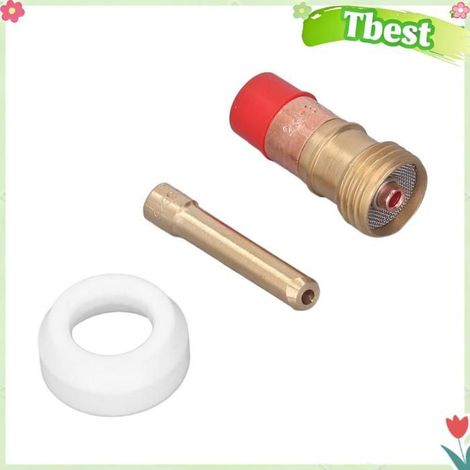 Tbest Lentille à gaz pour pistolet de soudage TIG Kit de Lentilles à Gaz pour Pistolet de Soudage TIG, bricolage chalumeau (1/5)