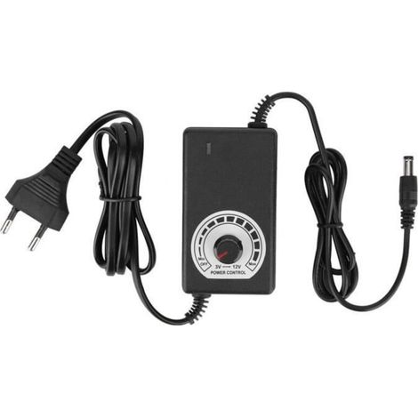 Régulateur de tension - AIZ - Variateur d\'alimentation 3-12V 3A - 100-240V - Sûr et sécurisé - Haute efficacité
