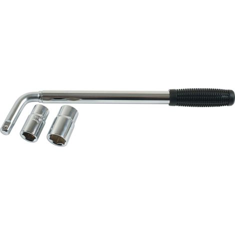 Cle demonte roue telescopique avec douilles 17-19-21-23 mm laser tool (1/4)