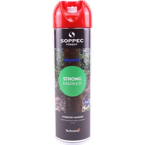 Peinture forestière rouge 500mL SOPPEC PA131704