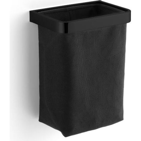 panier à serviettes invité Giese 40500-14 avec insert en tissu noir