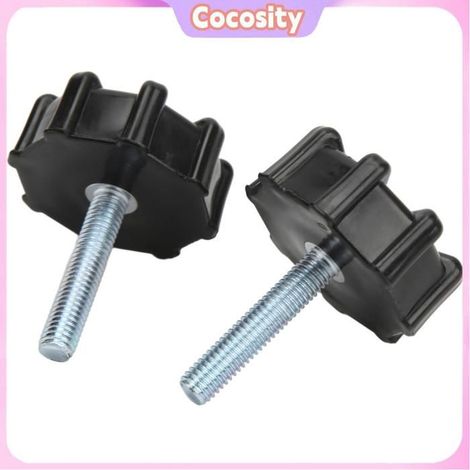 Cocosity Écrous de bouton de guidon Vis de Bouton de Guidon Filetage M8 en Acier au Carbone de Remplacement auto poignee (1/5)
