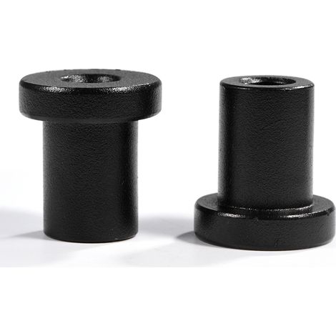 4 Pièces Raccord Connecteur Rails Coulissants Porte Grange Espaceurs en Acier Carbone Kit Fixation Murale (1/3)
