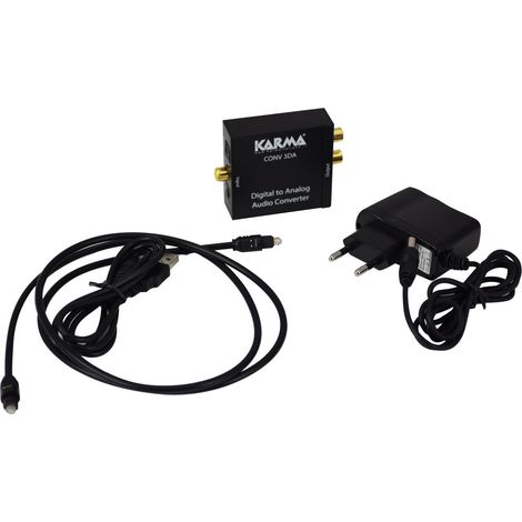 Convertisseur audio Karma conv 3da design compact câble optique (1/4)