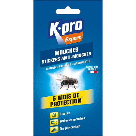 Mouches sticker Kapo Expert - 12 bandes transparentes (1/5)