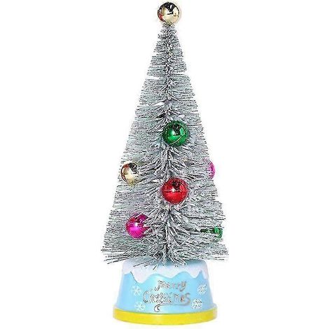 Décorations de Noël : Mini sapin de Noël, sapin en cèdre, sapin lumineux, décoration de table, ornements, cadeaux de Noël (1/5)