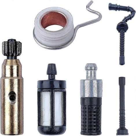 Kit de filtre à huile pour pompe à huile, engrenage à vis sans fin et tronçonneuse Stihl MS250 MS230 MS210 025 023 021. Pièces de rechange compatibles avec les références OEM 1123 640 3800, 1123 647 9 (1/5)