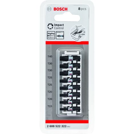 Punta Atornillado Impact PZ2x8: 50mm: Insert 8uds  BOSCH 2608522331