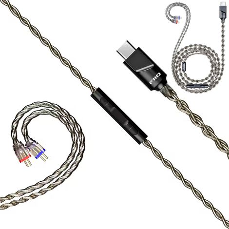 FiiO LS-TC2 - Cable para auriculares Hi-Fi con DSP integrado (1/5)