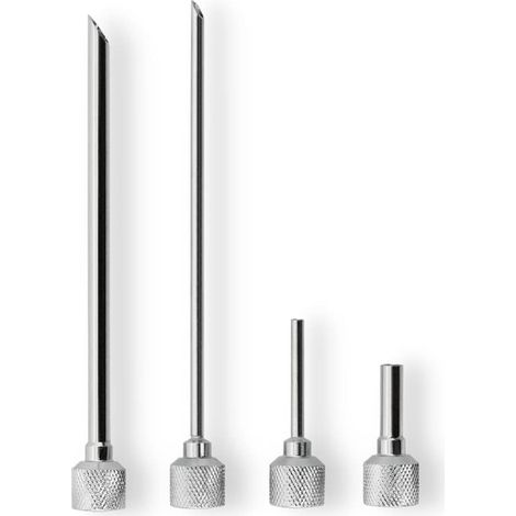 Beccucci iniettori acciaio inox professionale Isi set 4 pz (1/5)