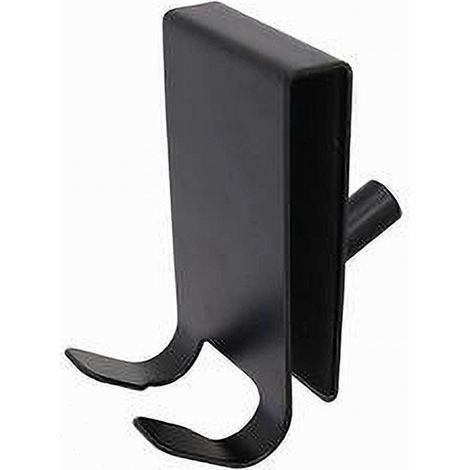 TRADE SHOP - Gancio Bifacciale Per Box Doccia 3 Ganci Accappatoio Tergivetro Bagno Nero 87773 -