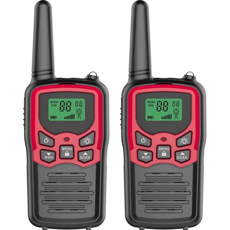 Professionelles, wiederaufladbares Walkie-Talkie für Erwachsene und Jugendliche, Outdoor-Spiele, Geschenk für Schulausflüge, Radfahren, Wandern, Camping und Exkursionen (1/5)