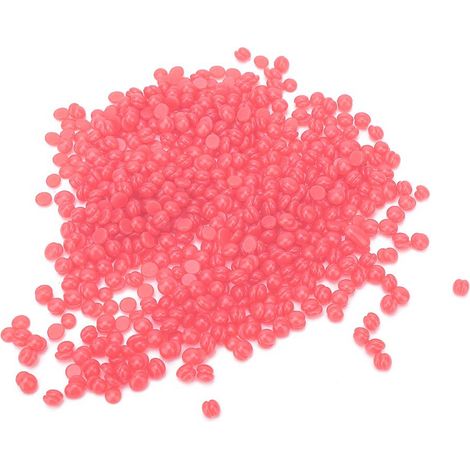 300g Cire Végétale Solide en Grains pour Épilation Corps, Maillot, Bras et Jambes - Perles de Cire Dépilatoire à la Rose, Format 300g, Sans Papier (1/5)