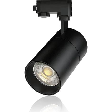 3 Phasenstrahler CCT 30W 36° dimmbar - Farbe: schwarz (1/5)