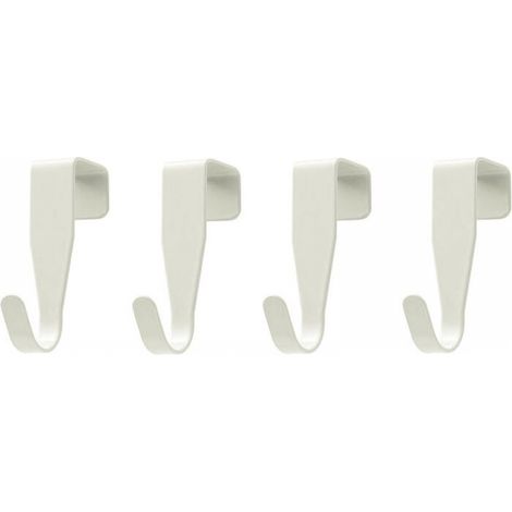 Piezas Gancho para Puerta, Ganchos en Forma de S, Ganchos para Puerta de Acero Inoxidable, Gancho para Toallas de Baño para Puerta Estándar, Cajón, Armario, Cocina (1/5)