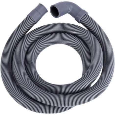 QORVA-Tuyau de vidange pour lave-linge et lave-vaisselle, rallonge extensible de 1,5 m – flexible pour lave-linge et lave-vaisselle (1,5 m)