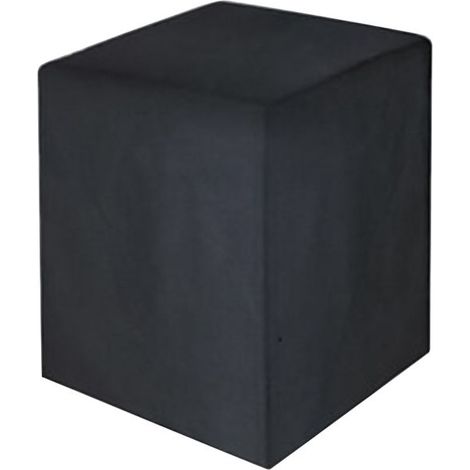 Housse barbecue - HAWUJ - protection pluie poussiere carre 68x68x72cm noir (1/4)