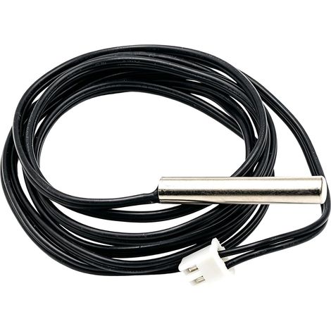 Sonde Temperature NTC 10K Capteur Thermique Étanche 1m 105 °C Thermocouple ,avec Câble en PVC pour Climatisation, Serres et Poêles à Granulés (1/5)