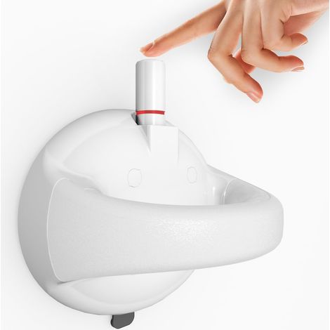 Poignée de Douche Ventouse de Sécurité   Antidérapante, Pratique pour Douche, WC et Salle de Bain, Supporter Jusqu'à 130kg (1/4)