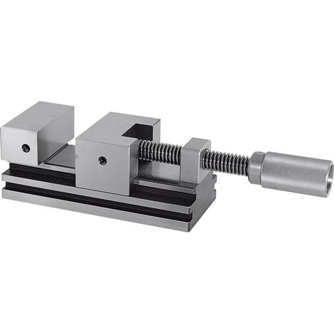 HOFFMANN Schleif- und Kontrollschraubstock mit Gewindespindel, Backenbreite A: 120mm