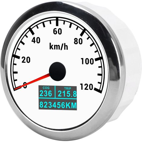 Geeignet für GPS-Drehzahlmesser und Geschwindigkeitsmesser mit Zeiger, 3-in-1, 9-32 V, IP67 wasserdicht.