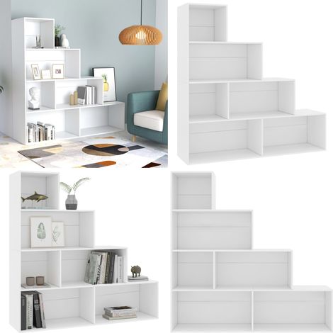 Libreria/Divisorio Bianco 155x24x160 cm in Legno Multistrato - Libreria bianca - Divisorio per corridoio