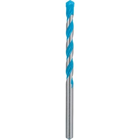 Bosch – Foret béton pour perceuse 2608900611 – Diamètre 6 mm – Longueur totale 100 mm – Tige cylindrique – Compatible carrelage, granit, bois, métal - Y635952 (1/4)