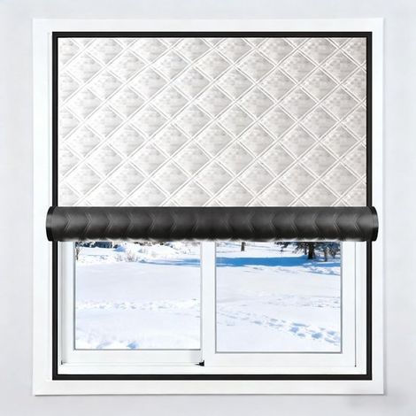 Kit di isolamento per finestre, copertura termica per finestre, oscurante, con protezione UV e per la privacy, facile da installare, copertura per finestre riutilizzabile (1/5)